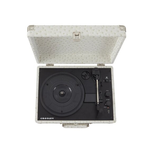 Crosley CR8005F-WO Cruiser Plus Turntable – White Ostrich Finish - NIB - Picture 4 of 6
